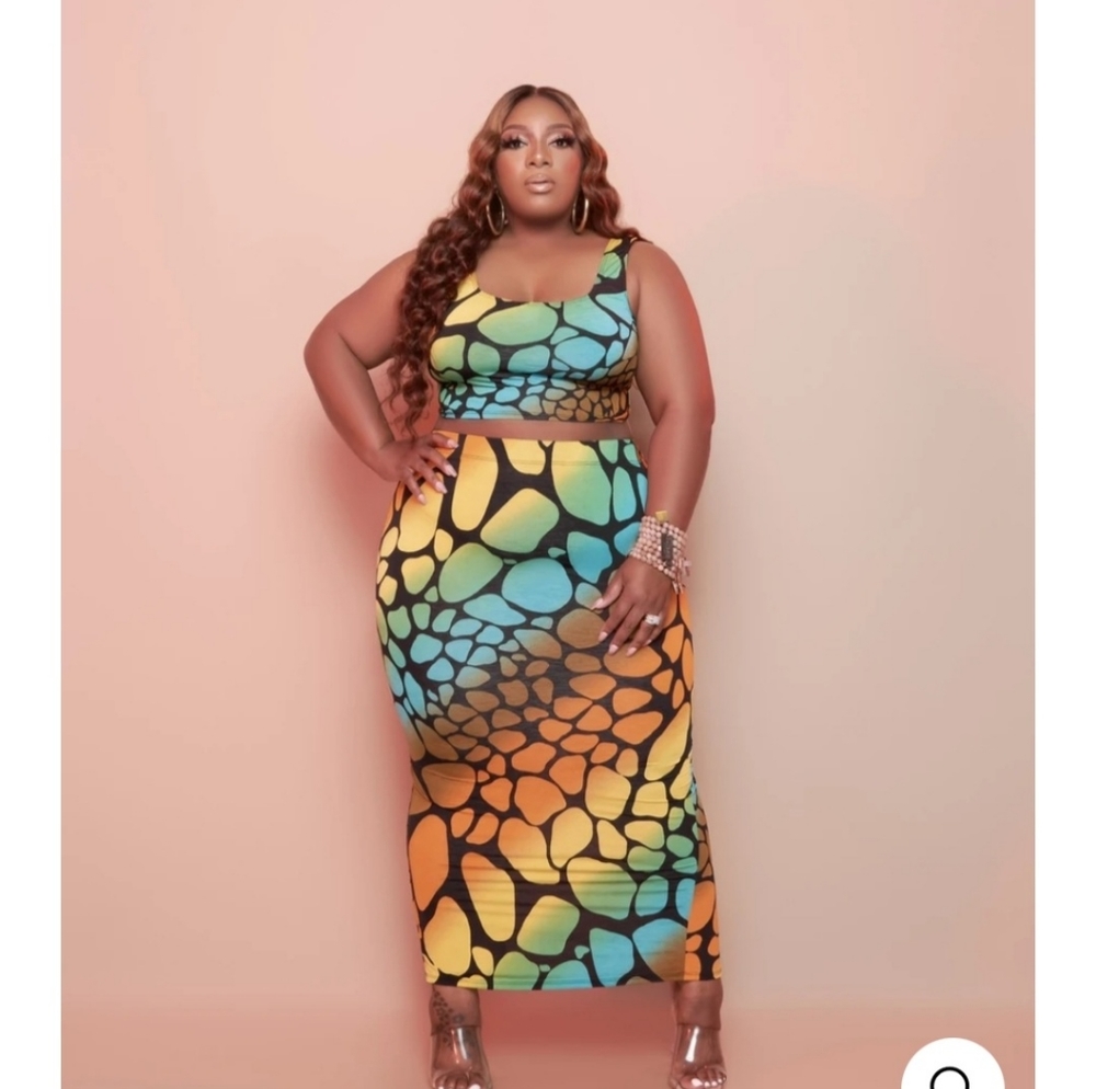 Midi skirt set